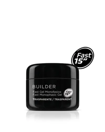 JVONE Nails Builder Fast Gel Monofasico Trasparente - immagine 2