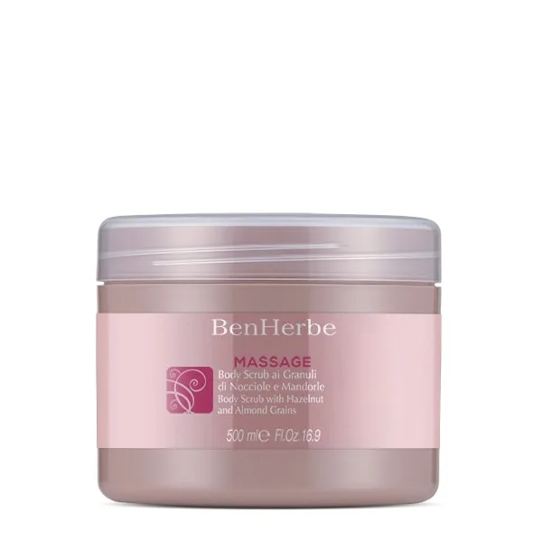 Ben Herbe Massage Body Scrub ai granuli di nocciole e mandorle 500ml