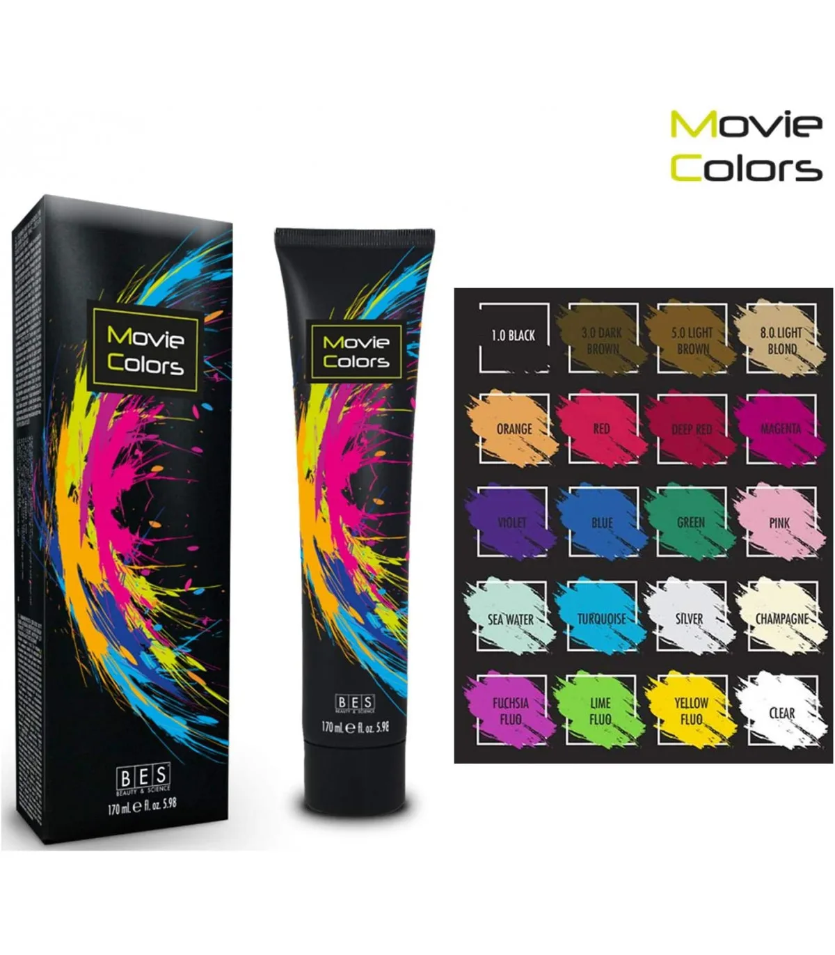 BES Movie Color 170 ml.