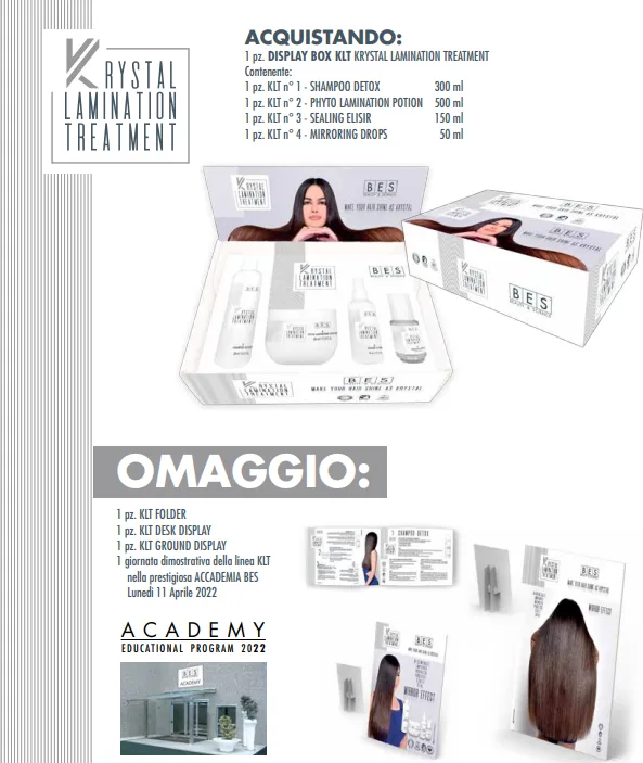 kit laminazione capelli bes
