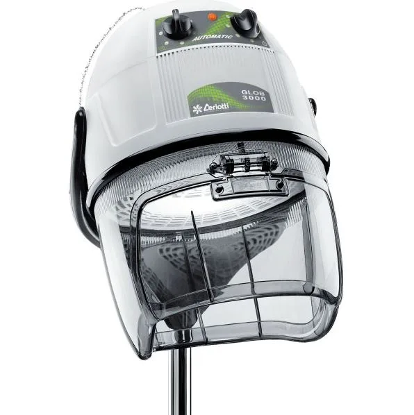 Ceriotti casco glob automatico nero a piede
