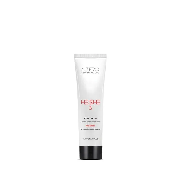 6.Zero Crema per capelli definizione ricci he.she curl cream  90ml