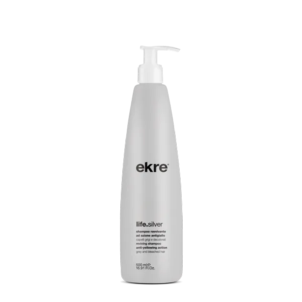 Ekre Life.Silver – Shampoo ravvivante antigiallo 500 ml.