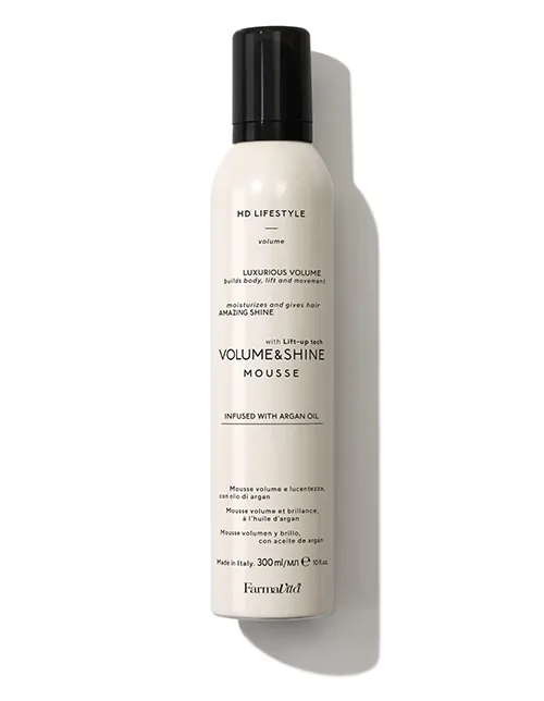 FarmaVita HD LifeStyle Volume Shine Mousse 300ml - Mousse Volumizzante effetto Luce
