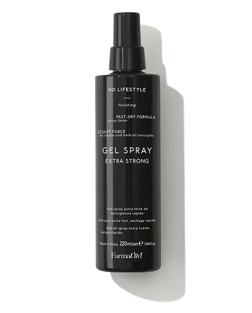 FarmaVita HD LifeStyle Extra Strong Gel Spray 220ml - Gel Spray Extra Forte